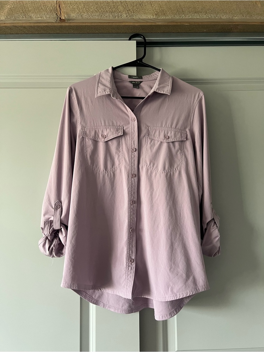Lavender Eddie Bauer Button Up Sunshirt